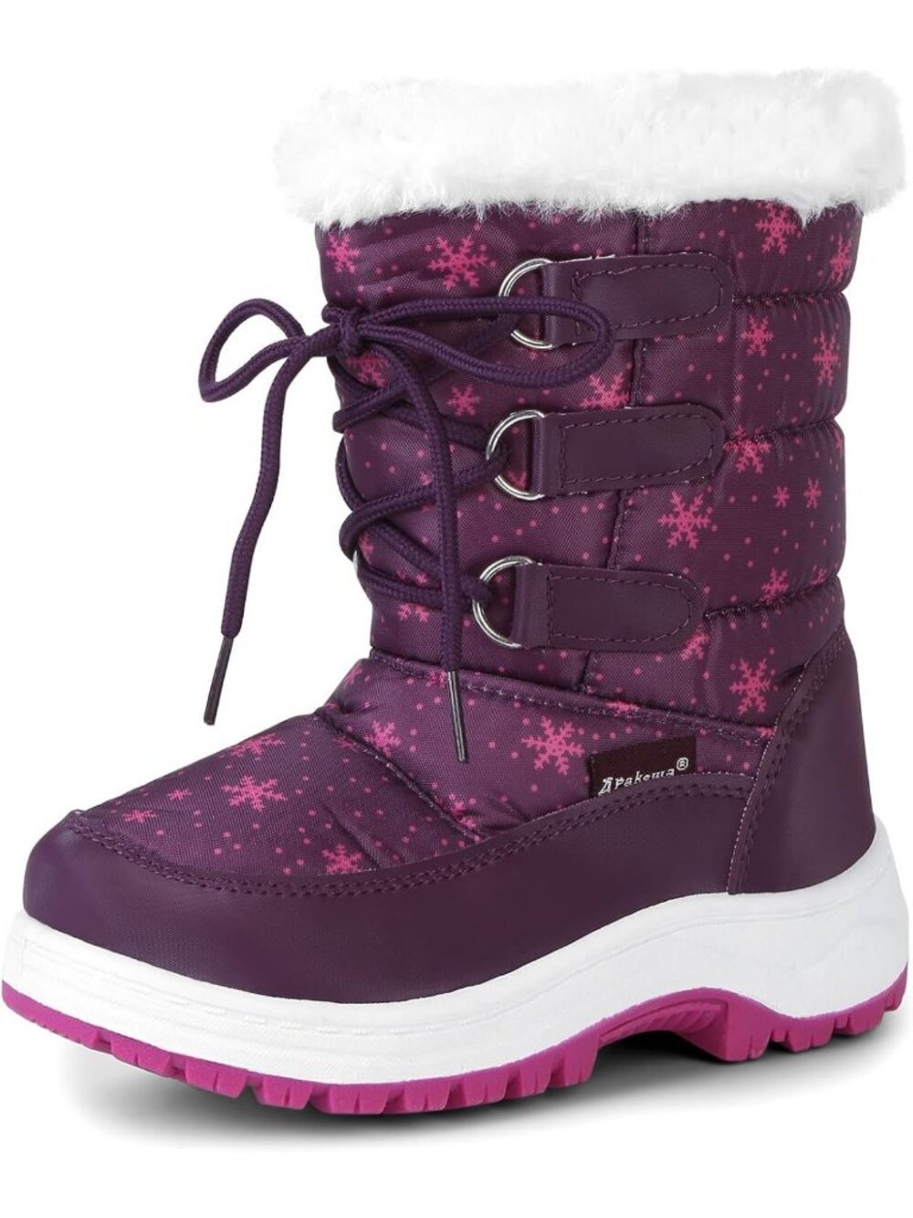 Cozy Insulated Fur Winter Snow Boots for Toddler & Little Kids - Warm & Stylish